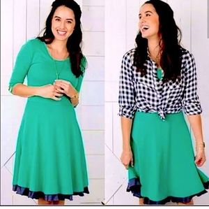Matilda Jane Joanna Gaines Green Pasture Dress Size Large